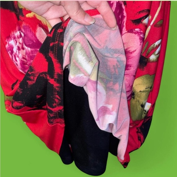 Studio I Blouson Dress Tropical Floral Print 12 - Picture 5 of 16